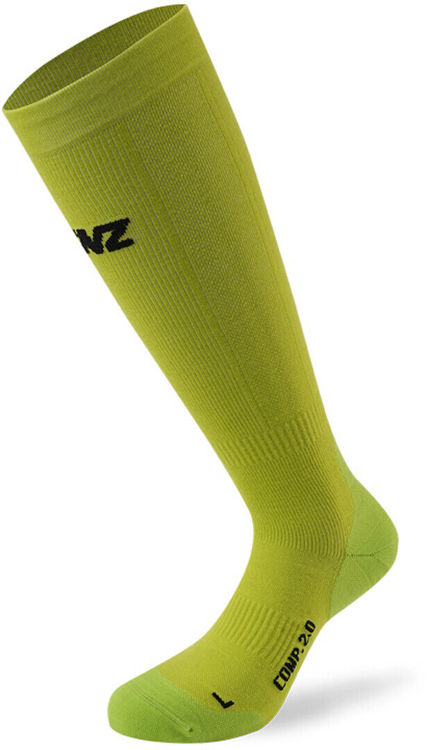 Lenz Compression 2.0 Merino Ponožky S Zelená