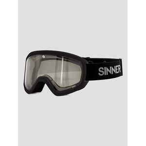 Sinner Estes Matte Black Goggle double smoke Uni unisex