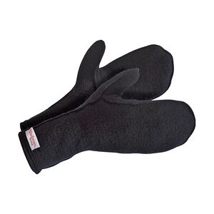 Woolpower Mittens Thin 400 Fäustlinge schwarz, Größe M