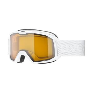 Uvex ELEMNT LGL Unisex-Skibrille Vollrand Monoscheibe Kunststoff-Gestell, weiß