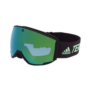 Adidas SP0039  Unisex-Skibrille Vollrand Monoscheibe Kunststoff-Gestell, schwarz