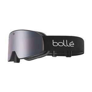 Bollé NEVADA SMALL Unisex-Skibrille Vollrand Monoscheibe Kunststoff-Gestell, schwarz