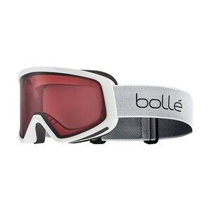 Bollé BEDROCK Unisex-Skibrille Vollrand Monoscheibe Kunststoff-Gestell, weiß
