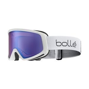 Bollé BEDROCK PLUS Unisex-Skibrille Vollrand Monoscheibe Kunststoff-Gestell, weiß