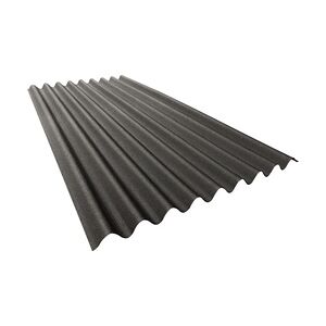 Onduline Bitumenwellplatte Base 200 x 85,5 cm 2,6 mm schwarz