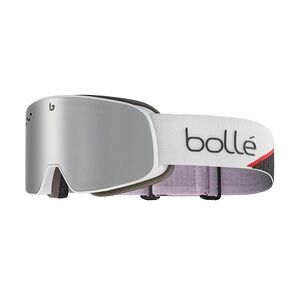 Bollé NEVADA Unisex-Skibrille Vollrand Monoscheibe Kunststoff-Gestell, weiß