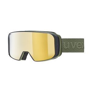 Uvex SAGA TO OTG  Unisex-Skibrille Vollrand Monoscheibe Kunststoff-Gestell, schwarz