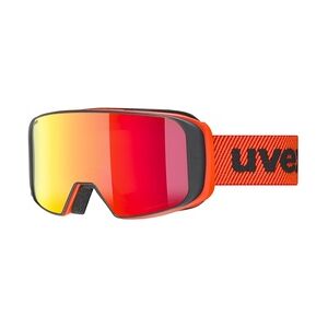 Uvex SAGA TO Unisex-Skibrille Vollrand Monoscheibe Kunststoff-Gestell, rot