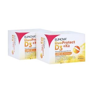 STADA EUNOVA DuoProtect D3 + K2 - 2.000 I.E. 2x90 Stück