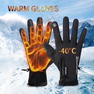 Yjmp Motorrad Fahrrad Fahrrad Radfahren Handschuhe Winter Warme Handschuhe Wasserdicht Antirutsch Outdoor Sport Ski Bergsteigen Handschuhe Touchscreen M/l/xl/xxl Größe