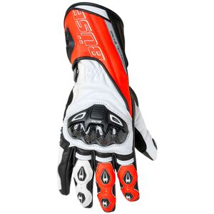 Büse Donington Pro, Handschuhe Schwarz/Weiß/Neon-Rot 12 male