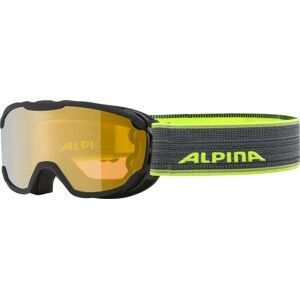 Alpina Pheos Junior Mirror Skibrille (833 black/neon matt, Scheibe: Q-Lite gold (S2))