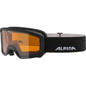 Alpina Scarabeo Junior Skibrille DH (131 black matt, Scheibe: DOUBLEFLEX HICON (S2))