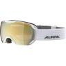 Alpina Kontrastverstärkende selbsttönende Skibrille. Farbe: Weiß / Größe: One Size