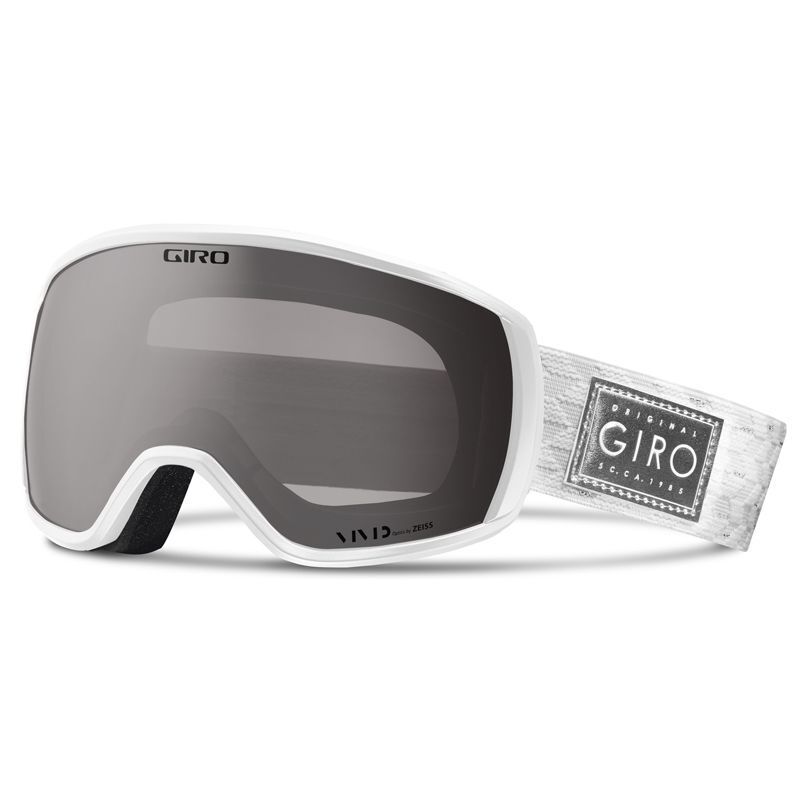 Giro Facet white silver shimmer  -  Mirror: vivid onyx