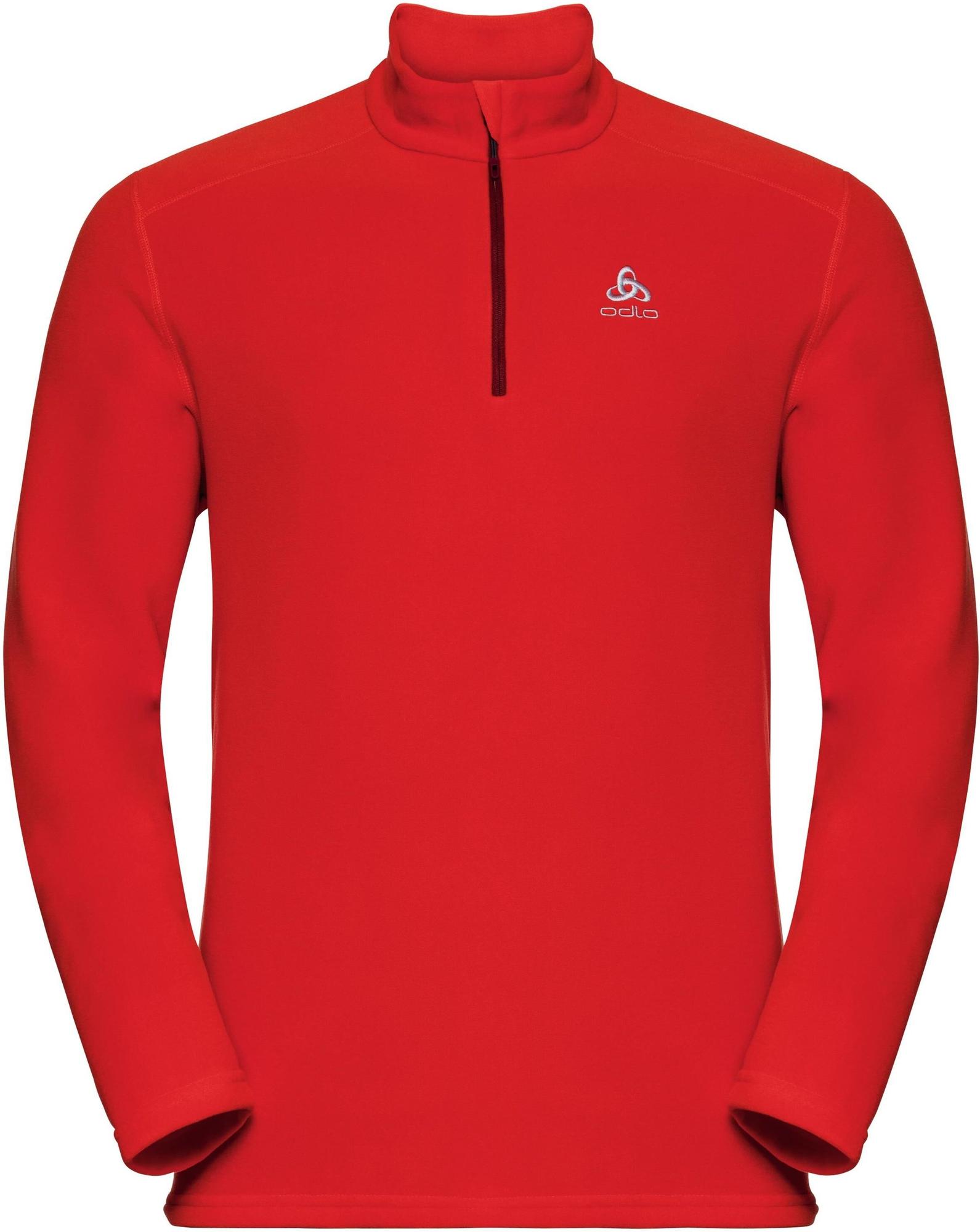 Odlo Men's LE Tour 1/2 Zip Midlayer poinciana (30576) XXL