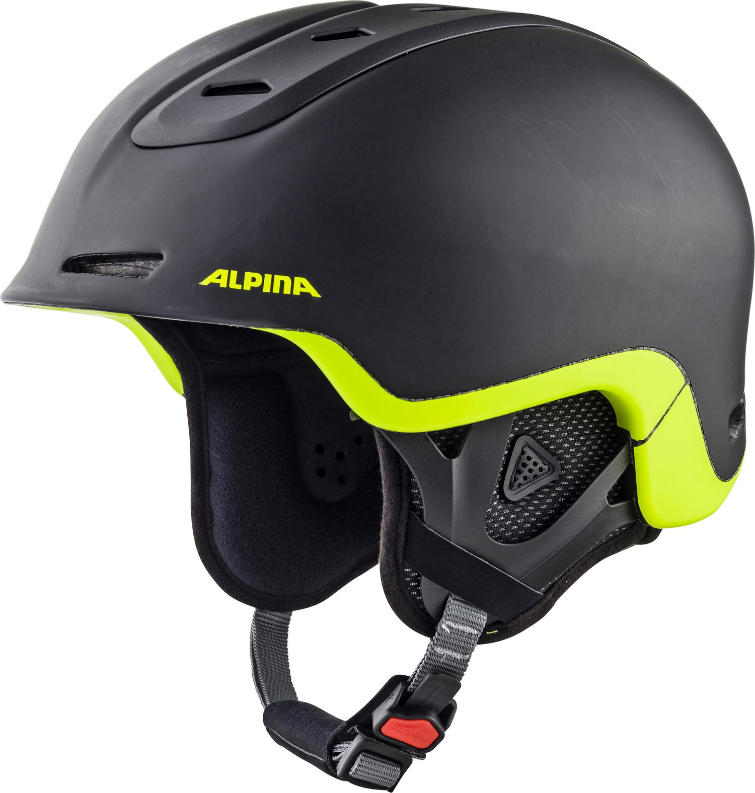 Alpina Spine black matt-neon yellow 52 - 56 cm