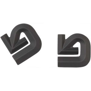 Burton Aluminium Logo Mat Black One Size BLACK