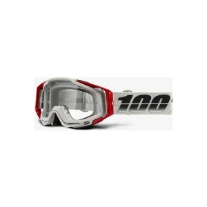 100% RACECRAFT SUEZ beskyttelsesbriller (gennemsigtig anti-dug linse + 10 låg) (NY)