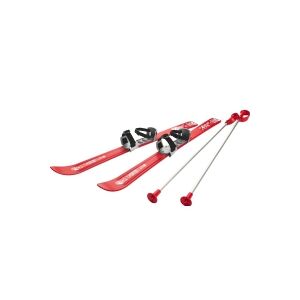 Gizmo Wanna Haves Ski til Børn 90 cm med skistave, Rød