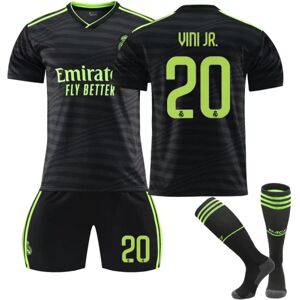 22-23 Real Madrid Ude fodboldtrøje No.20 Vini Jr Suit Kids 24(130-140CM)