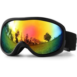 Skibriller, snescooterbriller, anti-dug UV400 dobbeltglas, velegnet til mænd, kvinder, teenagere og børn, der står på ski