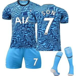22-23 Nya Tottenham bortatröja Fotbollströja SON 7 Kids 24(130-140CM)