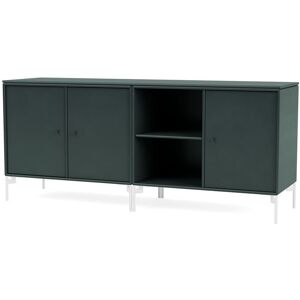 Montana Selection Save Skænk med ben 139,2x46,8x38 cm - 163 Black Jade / Snow