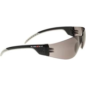 SWISSEYE Outbreak Luzzone Sportbrille (100% UVA-, UVB- und UVC-Schutz, minimales Gewicht, splitterfreies Fassungsmaterial PC Impact, Polycarbonatscheibe, inkl. Mikrofaserbeutel), Schwarz/Silber