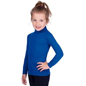 Trigema Mädchen Langarm Ski/Sport-Rolli Pullover, Blau (Royal 049), 104