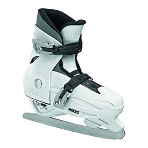 Roces MCK II F Childrens Adjustable Ice Skates 36-40, White (White Black)