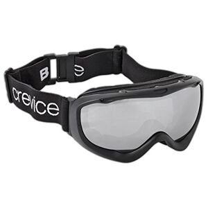 Black Crevice Erwachsenen Skibrille mit Doppel-Spiegelscheibe, schwarz/Silver, BCR043470-2…