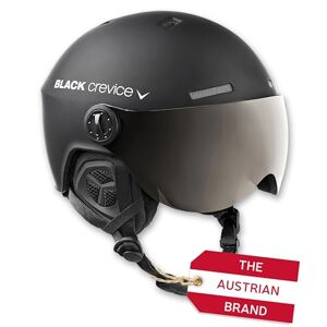 Black Crevice , Gstaad, Adults Ski Helmet, black, 51-53 cm