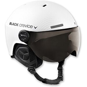 Black Crevice , Gstaad, Adults Ski Helmet, white, 51-53 cm