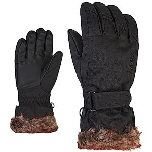 Ziener Mädchen LIM Ski-Handschuhe/Wintersport   warm atmungsaktiv, black-stru, 3