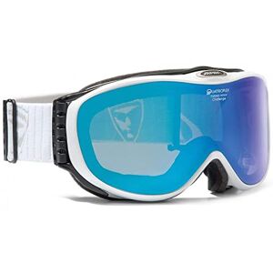 ALPINA CHALLENGE 2.0 Q Verspiegelte, Kontrastverstärkende & Polarisierte OTG Skibrille Mit 100% UV-Schutz Für Erwachsene, white, One Size