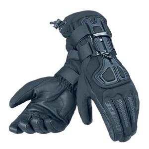 Dainese Erwachsene Skiprotektor D-Impact 13 D-Dry Gloves Snowboard Handschuhe mit Protektor, Schwarz/Carbon, XL