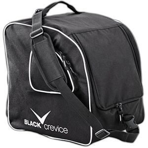 Black Crevice Skischuh- & Helmtasche I Tasche für Snowboardschuhe/Skischuhe & Helme I Verstellbare Skischuhe-Tasche mit großem Hauptfach & Nebenfach mit Reißverschluss I Maße: 42x47x30cm