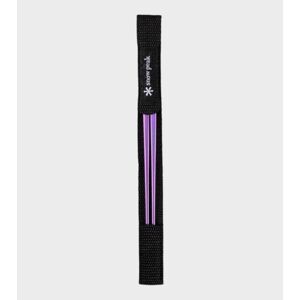 Snow Peak Anodized Titanium Chopsticks Purple ONESIZE