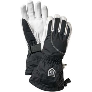 Hestra Women's Heli Ski 5 Finger Svart/Offwhite 9, Black/White