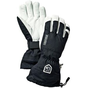 Hestra Army Leather Heli Ski - 5 Finger, Black Str. 7