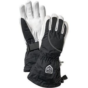 Hestra Heli Ski Female - 5 Finger, Black / Off White Str. 6