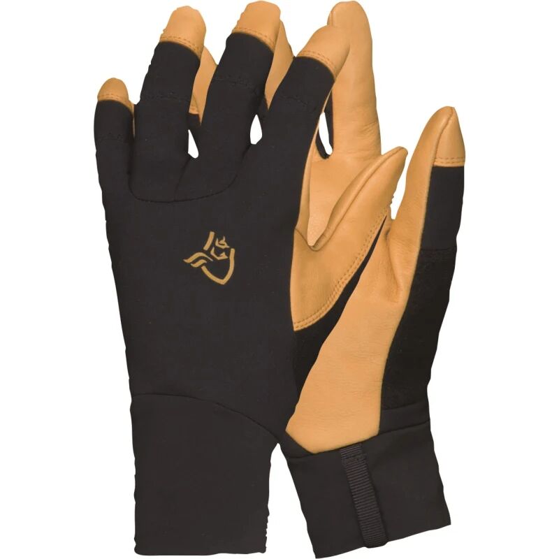 Norrøna Lyngen Windstopper Leather Gloves Sort Sort XS