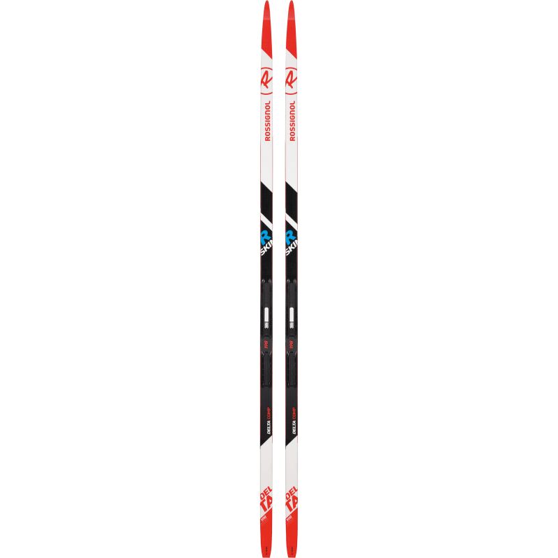 Rossignol Unisex Nordic Skis Delta Comp R-skin Stiff IFP Sort Sort 198 (95-100kg)