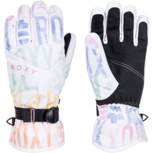 ROXY JETTY GLOVE BRIGHT WHITE SATIN M