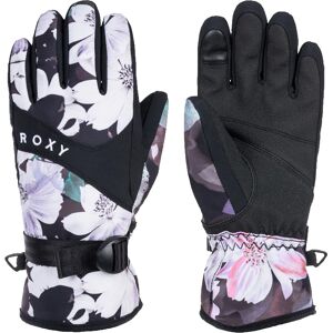 ROXY JETTY GIRL GLOVE TRUE BLACK BLURRY FLOWER S