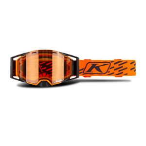 KLIM Gafas Moto de Nieve  Rage Fragment Naranja Persimón