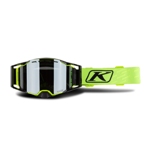 KLIM Gafas Moto de Nieve  Rage Fragment HiVis Espejo Plateado Ahumado Oscuro