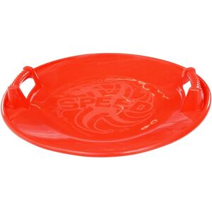 vidaXL Trineo redondo PP rojo 66,5 cm