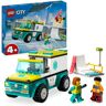 LEGO® City Ambulancia de Emergencias y Chico con Snowboard 60403